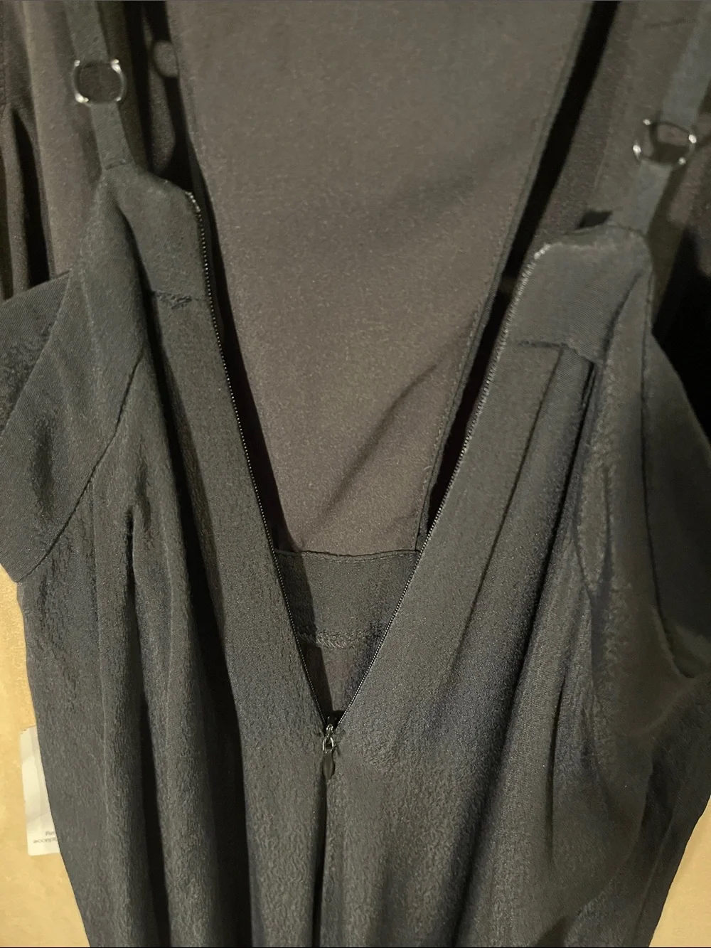 Tobi Black Halter-Style Jumpsuit with Front Cutout - Picture 4 of 7